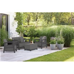 Комплект мебели Сканди (Scandi Linea 2 Seater Set) графит