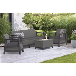 Комплект мебели Сканди (Scandi Linea 3 Seater Set ) графит