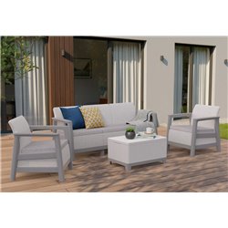 Комплект мебели Сканди (Scandi Linea 3 Seater Set ) пепельно серый