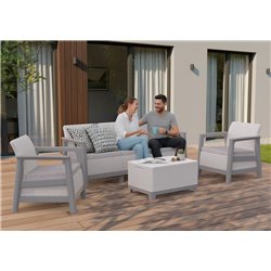 Комплект мебели Сканди (Scandi Linea 3 Seater Set ) пепельно серый