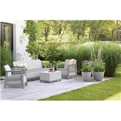 Комплект мебели Сканди (Scandi Linea 3 Seater Set ) пепельно серый