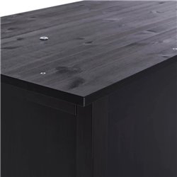 Шкаф ХЕМНЭС (Россия) черный (2уп.)