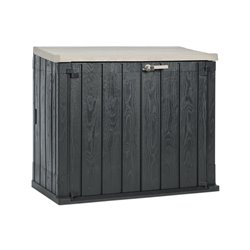 Ящик пластиковый TOOMAX Wood Style 842л АНТРАЦИТ/ТЁПЛО-СЕРЫЙ