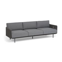 диван 3-местный плетеный из роупа