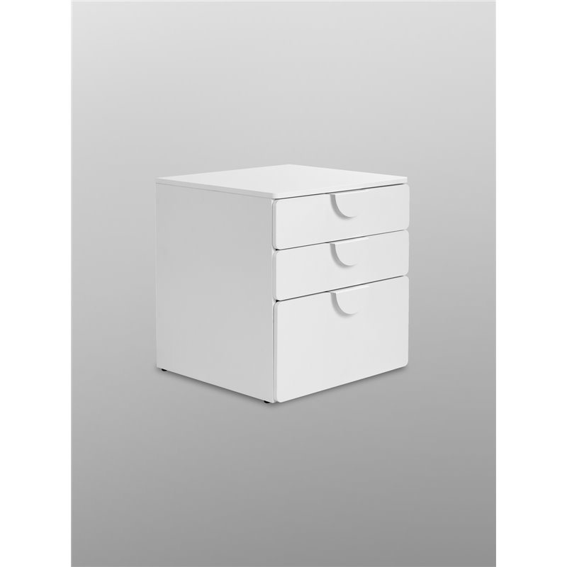 S02009 ПИКСИ комод 3 ящика 60x57x63