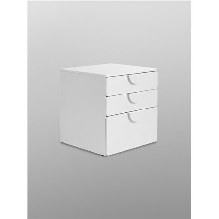 S02009 ПИКСИ комод 3 ящика 60x57x63
