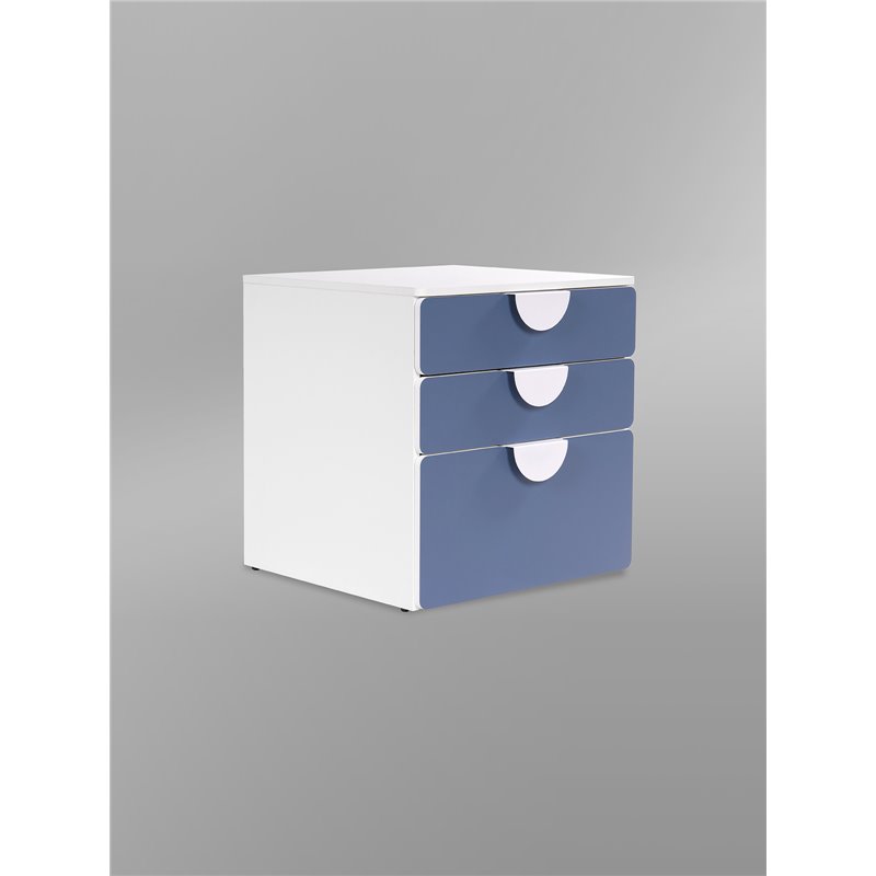 S02412 ПИКСИ комод 3 ящика 60x57x63