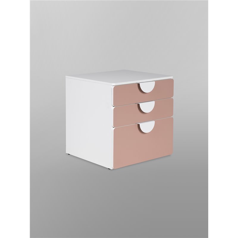 S02511 ПИКСИ комод 3 ящика 60x57x63