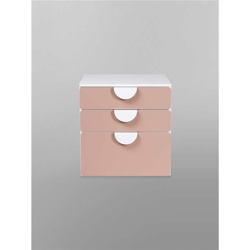 S02511 ПИКСИ комод 3 ящика 60x57x63