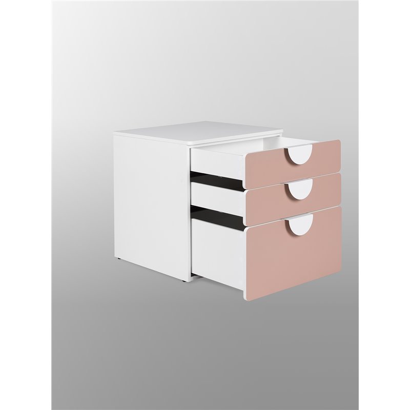 S02511 ПИКСИ комод 3 ящика 60x57x63
