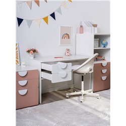 S02641 ПИКСИ стол письменный 120х75х57, робкий подснежник