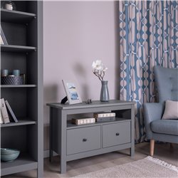 2.08.03.080.4 САГА тумба 2 ящика серая RU