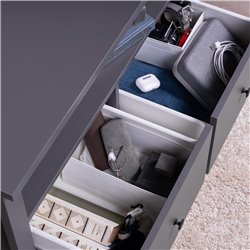 2.08.03.080.4 САГА тумба 2 ящика серая RU