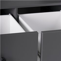 2.08.03.090.4 САГА тумба 3 ящика серая RU