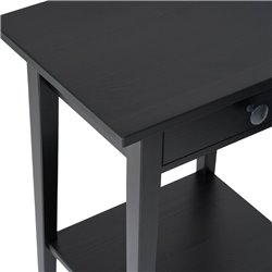 Тумба КЫМОР 1 ящик Черный