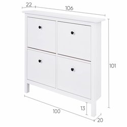 Тумба для обуви КЫМОР 106 Белый