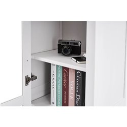 Шкаф КЫМОР Стекло/Стекло 49 Белый