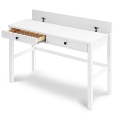 Письменный стол КЫМОР 121x47 Черный/Светло-коричневый