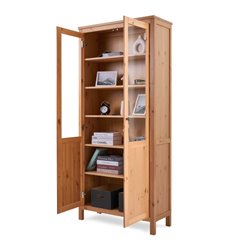 Шкаф КЫМОР Стекло/Панель 90 Светло-коричневый