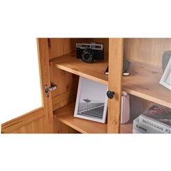 Шкаф КЫМОР Стекло/Панель 90 Светло-коричневый