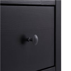 Комод КЫМОР 3 ящика МИНИ Черный