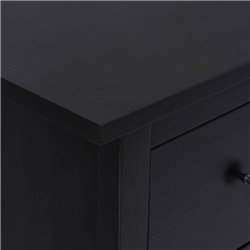 Комод КЫМОР 3 ящика МИНИ Черный