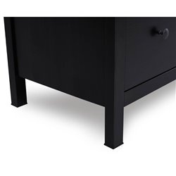 Комод КЫМОР 3 ящика МИНИ Черный