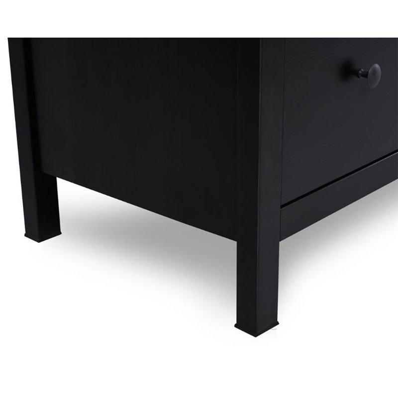 Комод КЫМОР 3 ящика МИНИ Черный