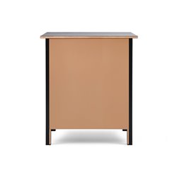 Комод КЫМОР 3 ящика МИНИ Черный