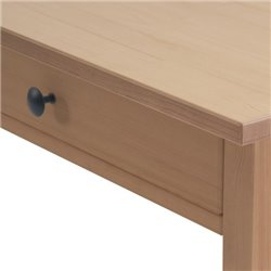 Письменный стол КЫМОР 121x47 Черный/Светло-коричневый