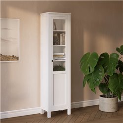 Шкаф КЫМОР Стекло/Панель 49 Белый