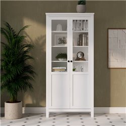 Шкаф КЫМОР Стекло/Панель 90 Белый