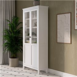 Шкаф КЫМОР Стекло/Панель 90 Белый