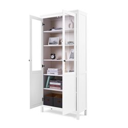 Шкаф КЫМОР Стекло/Панель 90 Белый