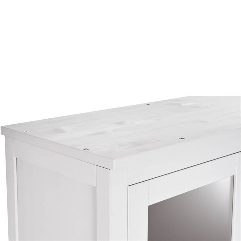 Шкаф КЫМОР Стекло/Панель 90 Белый