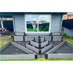 Доска грядочная NauticPrime 225*30*2950мм, серый