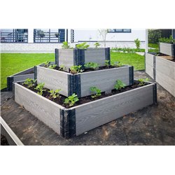 Доска грядочная NauticPrime 225*30*2950мм, серый