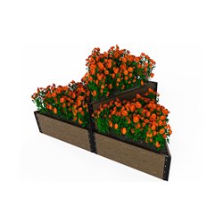 Доска грядочная NauticPrime 300*30*2950мм, венге