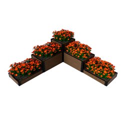 Доска грядочная Holzhof 150*25*2950мм, тиснение 3D