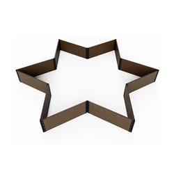 Доска грядочная Holzhof 150*25*2950мм, тиснение 3D