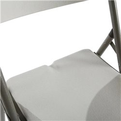 Стул складной садовый Мир Дачника 83x46x53см HDPE белый