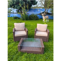 Комплект мебели из искусственного ротанга Сантьяго Balcony Set Шоколад