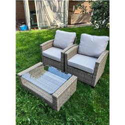 Комплект мебели из искусственного ротанга Сантьяго Balcony Set Greige