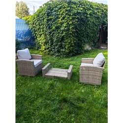 Комплект мебели из искусственного ротанга Сантьяго Balcony Set Greige