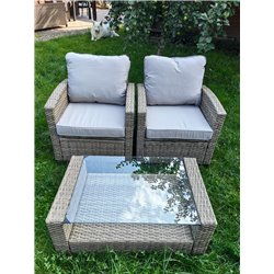Комплект мебели из искусственного ротанга Сантьяго Balcony Set Greige