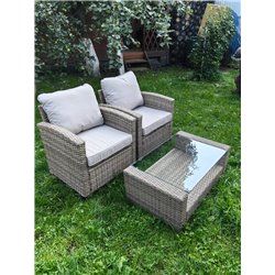 Комплект мебели из искусственного ротанга Сантьяго Balcony Set Greige