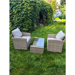 Комплект мебели из искусственного ротанга Сантьяго Balcony Set Greige