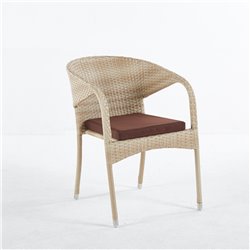Комплект мебели стол Венеция + 2 кресла Греция из искусственного ротанга Wood