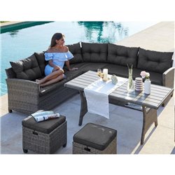 Комплект плетеной мебели AFM-307G-Grey