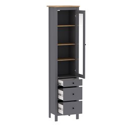Гостиная Сага комплект 5 (серый, ясень)